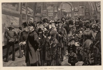 At the Royal Academy by William Small